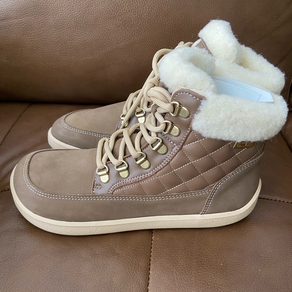 Be lenka Olivia nutty brown wool lined lace up boots - Picture 5 of 9